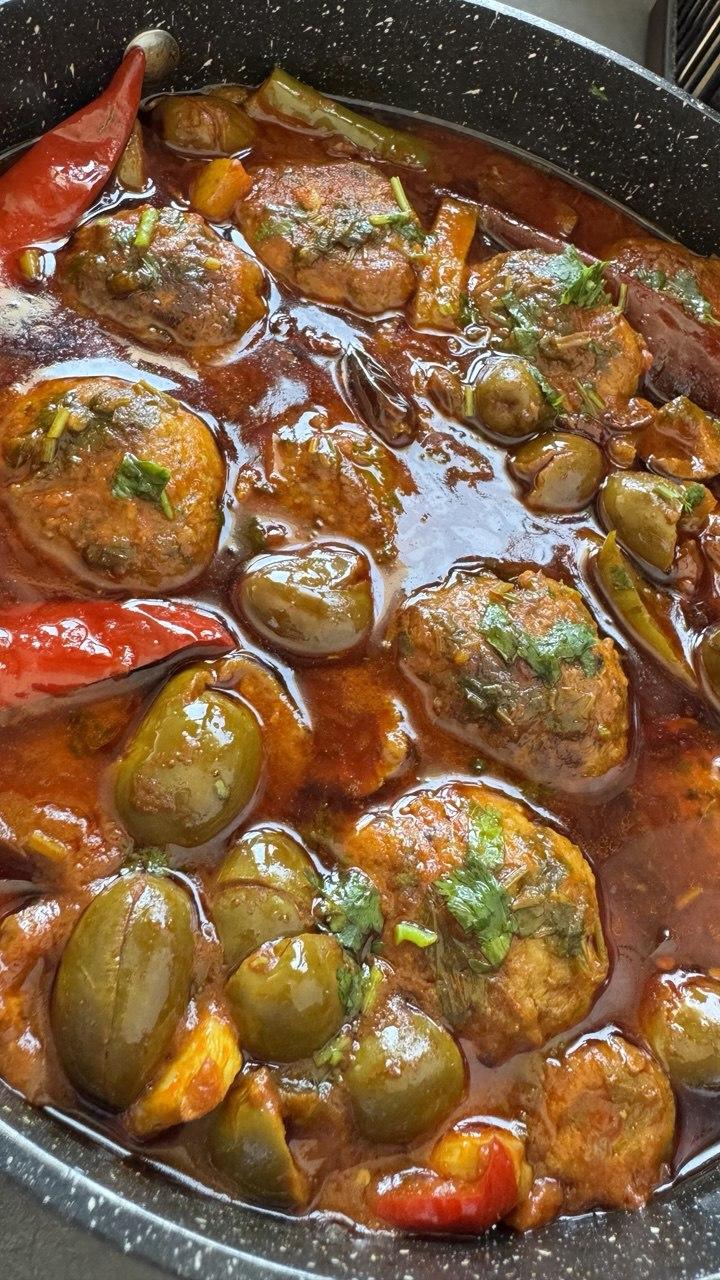 קציצות דגים עם זיתים שבורים